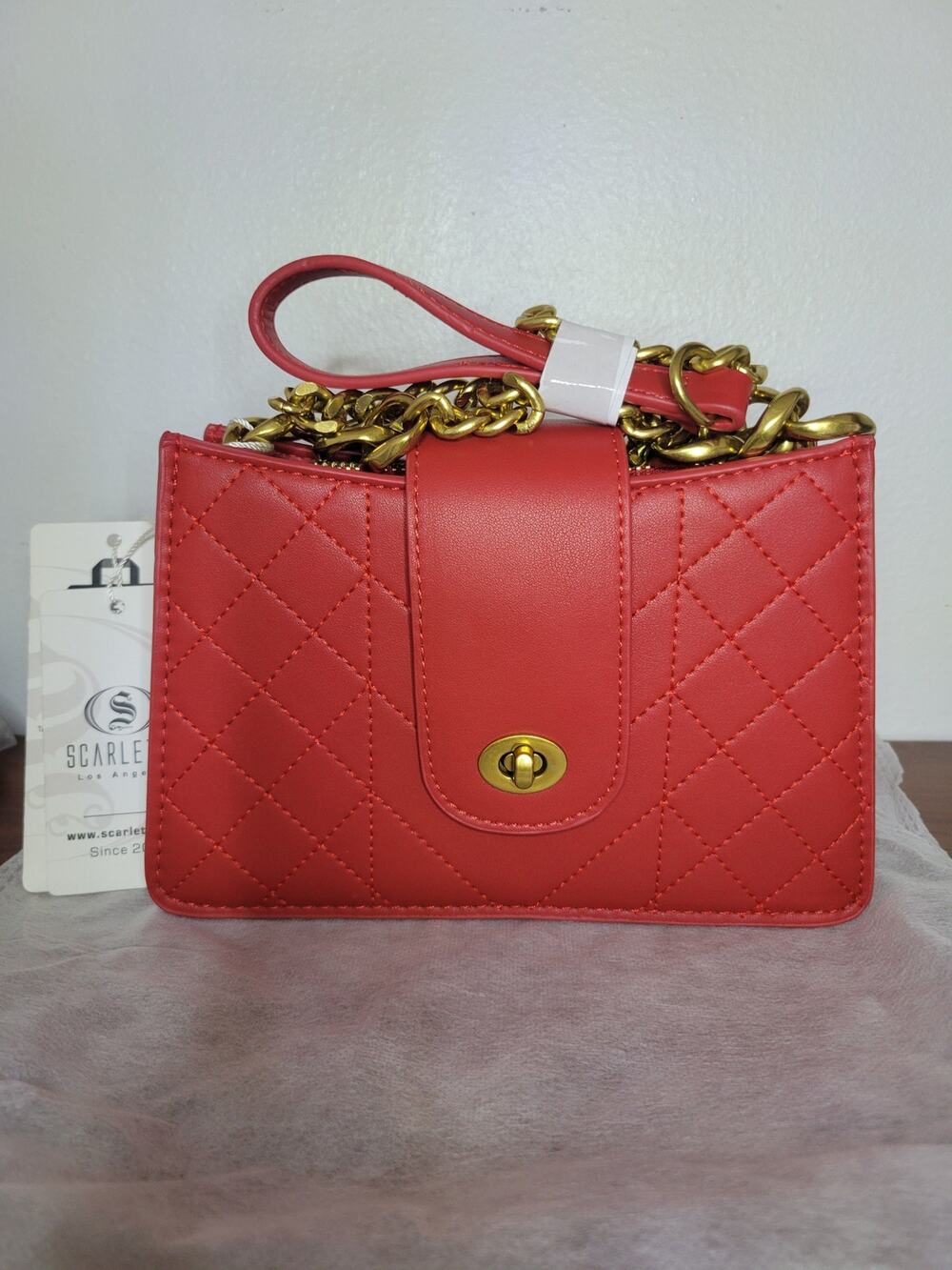 Red Scarleton Crossbody